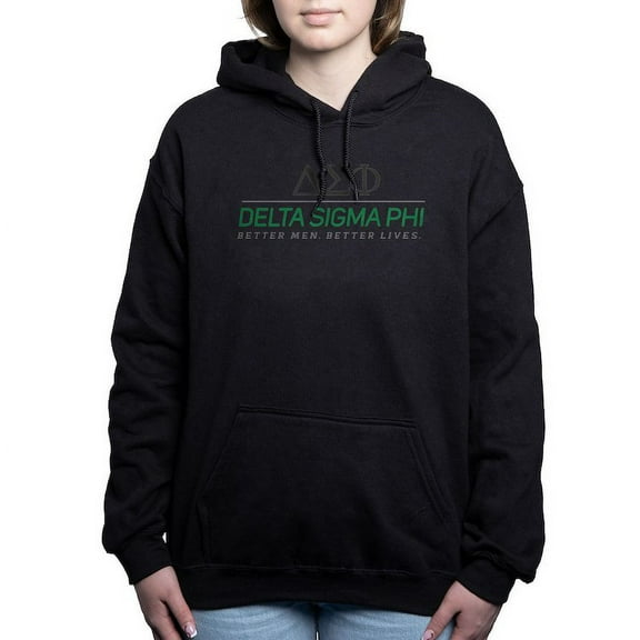 CafePress - Delta Sigma Phi Color Stacked Logo Sweatshirt - Pullover Hoodie, Classic & Comfortable Hooded Sweatshirt