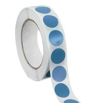 1000pcs Light Blue Round Stickers Roll 0.5 Inch Self-Adhesive Coding Label
