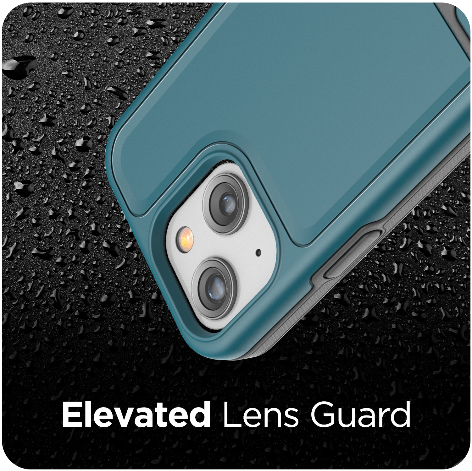 Encased Rebel Designed for iPhone 13 Belt Clip Case (2021) Protective Shockproof Case with Holster (Blue)