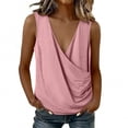 thumbnail image 4 of Fewfanhot Womens Spring Tops Halter Top 2026 Spring Tie Wrap V Neck Fitted Summer Tops Backless Fashion Clothes, 4 of 7