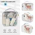 thumbnail image 5 of Plum Deer Clear Cosmetic Bags with Handles PVC Toiletry Bags Zipper Waterproof Portable for Traveling 2 Pcs, 5 of 7