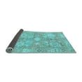 thumbnail image 2 of Ahgly Company Indoor Rectangle Oriental Light Blue Traditional Area Rugs, 7' x 9', 2 of 4