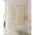 thumbnail image 5 of HAUS AND HUES The Blessing Christian Wall Art - May the Lord Bless You Religious Wall Decor, Inspirational Quotes Print Christian Wall Decor, Individual Religious Poster (Beige Framed 24"x36"), 5 of 6