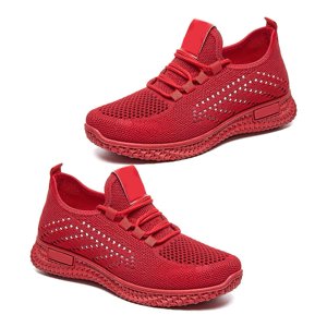 Femmes Sneakers Respirant Mesh Chaussures Non Slip Casual Chaussures pour la marche en plein air