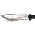 thumbnail image 4 of Snake Eye Tactical 15 Inches Tracker Machete Knife, 9 Inches Saw-Back Blade, Heavy Duty Rubber Handle for Perfect Grip (Silver), 4 of 5