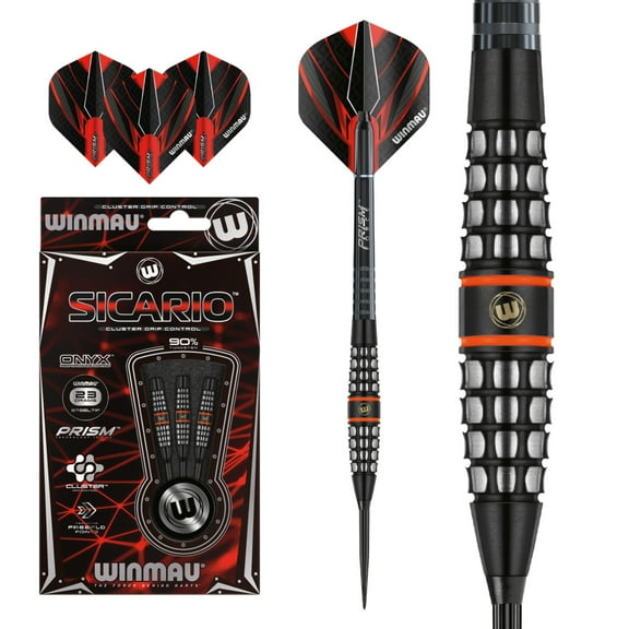 Winmau Sicario Steel Tip Darts 23g