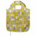 thumbnail image 1 of Abstract Fabric Shopping Tote, Puzzle Pieces Pattern Modern Contemporary Geometric Art Repetition, Portable and Foldable Bag to Keep in Pocket Bag Purse & Car, Earth Yellow and Grey, by Ambesonne, 1 of 4