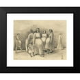 thumbnail image 2 of Karl Wiener 18x15 Black Modern Framed Museum Art Print Titled - Pregnant Woman, 2 of 5