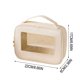thumbnail image 3 of Neceser organizador de artículos de aseo con ventana | Estuche de maquillaje transparente con protección impermeable | Neceser portátil para viajes, baño y uso diario, 3 of 7