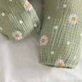 thumbnail image 5 of larppty Newborn Baby Girl Clothes Rib Knit Romper Daisy Print Pants Infant Girl Outfit with Headband, 5 of 7
