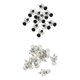 thumbnail image 1 of de 24 abalorios de ángel plateado, colgantes de gota de cristal, accesorios de joyería DIY, 1 of 9