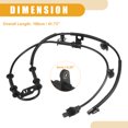 thumbnail image 3 of Sensor ABS No.59830A5300 Sensor de Velocidad de Rueda ABS Frontal Derecho para Hyundai Elantra 2011-2015 ABS Metal, 3 of 7
