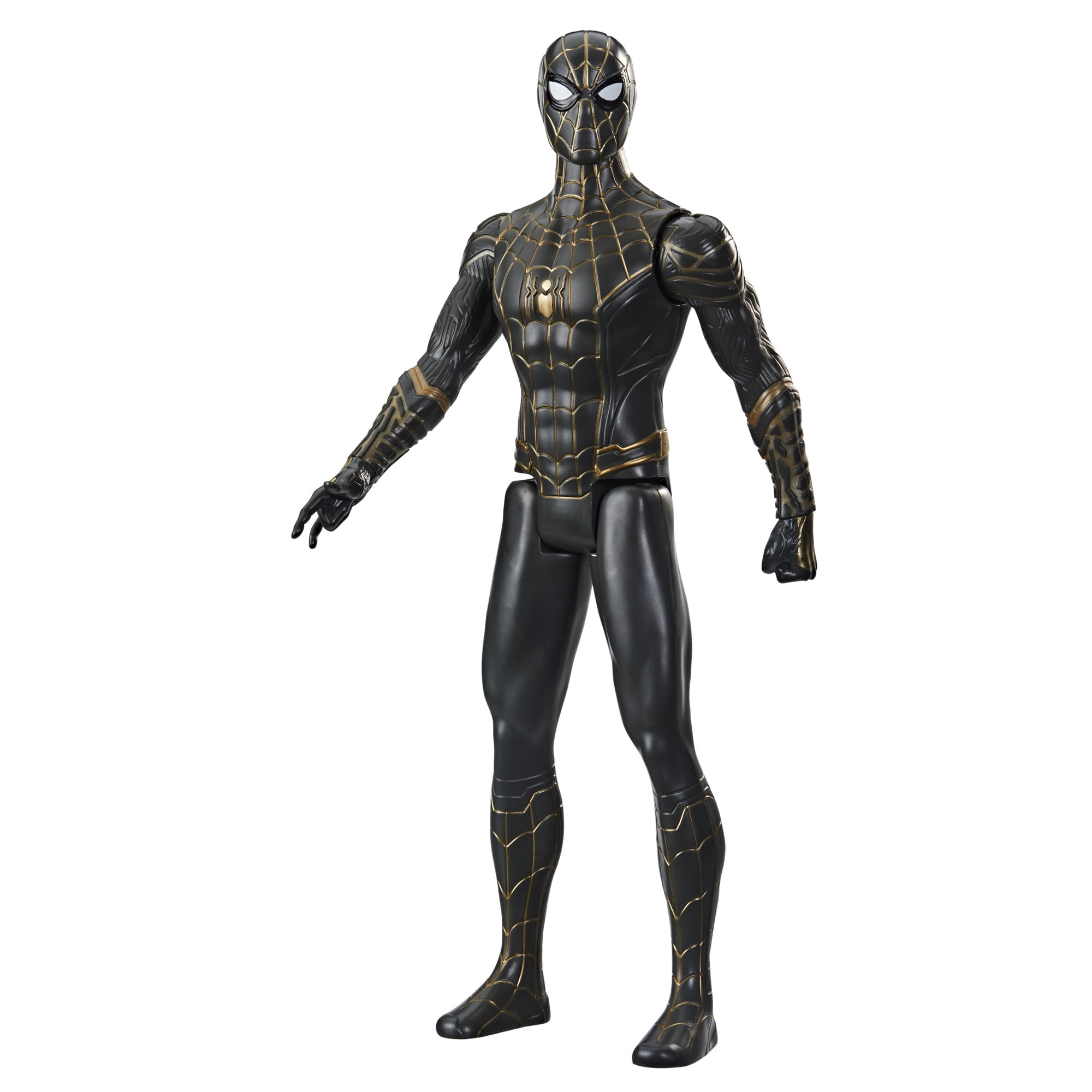 Marvel Spider-Man Titan Hero Series Black and Gold Suit Spider-Man Action Figure