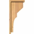 thumbnail image 3 of 7 1/2"W x 10"D x 22"H Monterey Smooth Corbel w/Backplate, Western Red Cedar, 3 of 9