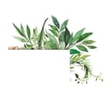 thumbnail image 1 of Green Leaf Art Wall Sticker Creative Switch Socket Beautification Decorative Wall Sticker Diy Sticker, 1 of 8