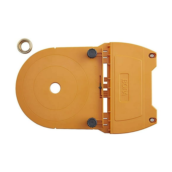 Bora Tool 542005 Accessoire de Guide d'Outil de Défonceuse Réglable pour le Travail du Bois, Orange