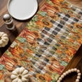 thumbnail image 2 of Thanksgiving Squirrel Table Runner, Autumn Thanksgiving Kitchen Dining Table Decoration for Home Party Decor 13x108 Inches, 2 of 9