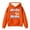 Orange, variant on MUXiin Girls Hot Dog 4Th Of July Hoodies Summer Loose Fit Short Sleeve Sweatshirts, Casual Crewneck Graphic Tops