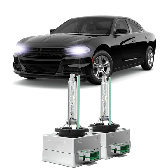 2pcs For Dodge Charger 2011-2023 Hid Headlights D3S Xenon HID Bulbs RT SRT 6000K Bright White 35W OEM