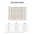 thumbnail image 5 of Rateoe Squirrel In The Forest Pattern Flannel Throw Blanket, Ultra-soft Blanket for Bed, Couch, Car, Hypoallergenic Anti-pilling blanket-80"x60"(Horizontal), 5 of 6