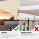 thumbnail image 3 of Yescom 1 pack 16'x16'x16' 97% UV Block Patio Awning Triangle Sun Shade Sail Canopy Sand Outdoor Yard Deck, 3 of 9