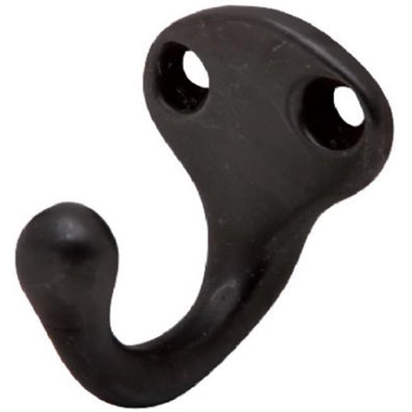 Schlage SPS581MB-716 1.68 in. Projection Single Wardrobe Hook, Aged Bronze