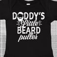 thumbnail image 4 of Inktastic Daddys Little Beard Puller Boys or Girls Baby Bodysuit, 4 of 5