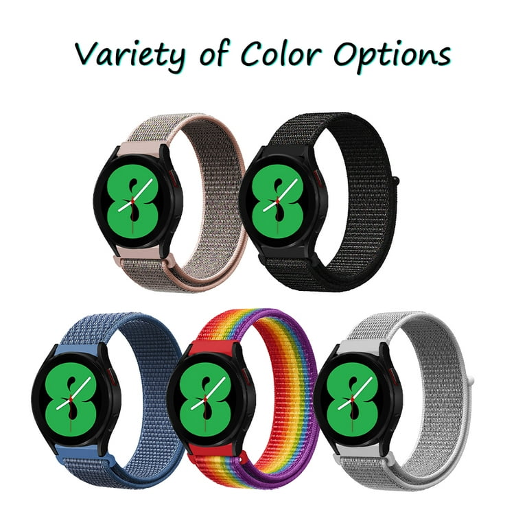 KONEE Nylon Band Compatible with Amazfit GTS 4/GTS 4 Mini/GTS 3/GTS 2  Mini/GTS 2/GTS 2e/GTS/GTR 42mm Strap Velcro Bracelet Adjustable Replacement