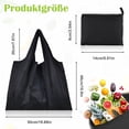 thumbnail image 4 of Moyic Bolsas de compras plegables de 3 piezas, gran capacidad, fáciles de llevar, respetuosas con el medio ambiente y reutilizables Almacenamiento y organización del hogar, 4 of 6