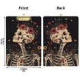 thumbnail image 5 of FORMRS Acrylic Clipboard with Low Profile Clip Standard A4 Letter Size, 12.5" x 9", Skeleton with Flowers Pattern, 5 of 8