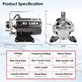 thumbnail image 3 of Bomba de transferencia de agua KITLUCK 115V 1/10HP 1250L/h con kit de mangueras, 3 of 7
