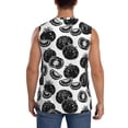 thumbnail image 4 of Daiia Hand Drawn Tomatoes Printed Men's Tank Tops,Casual Soft Sleeveless Gym Muscle Shirts Bodybuilding Tee-Large, 4 of 8