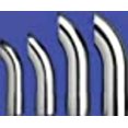thumbnail image 2 of AP Exhaust Side Pipe Turnout CTD-2500 2-1/2 Inch Inlet Diameter; 12 Inch Length; Double Chrome Plated; With Stainless Steel Low Profile Band Clamp, 2 of 2