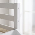thumbnail image 5 of Tcbosik Twin Size Bunk Bed, Wooden Bed Frame with Ladder for Boys and Girls, No Box Spring Needed, Gray, 5 of 6