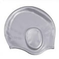thumbnail image 2 of Sports Waterproof Swim Pool Cap Flexible Silicone Gel Ear Bathing Swimming Cap, 2 of 3