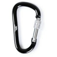 thumbnail image 4 of Trespass Carabiner Set Dorf - 3 Large Aluminium Clips, Not for Climbing, 3 Colours, 79mm x 43mm x 5mm, 4 of 6