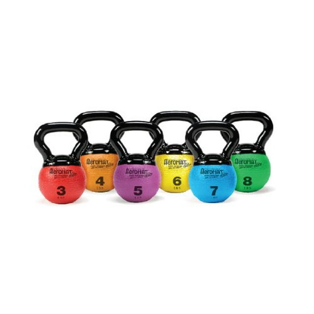 Aeromat Elite Mini Kettlebell Medicine Ball 8 Lb Color: Green