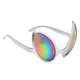 thumbnail image 2 of Alien adulto disfraces gafas Alien gafas de sol Cosplay disfraz Lente colorida con m plateado Colcomx Lentes extraterrestres divertidos, 2 of 3