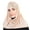Beige, variant on Instant Hijab for Women Shiny Ribbon Patchwork Stretchy Muslim Head Long Scarfs Wrap Full Cover Lightweight Islamic Head Wrap Neck Coverings Daily Prayer Blue