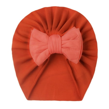 

Baby Hats Boys Hat Turban Cap Girls Bowknot Baby Bun Infant Elastics Turban Baby Care Baby Clothes E