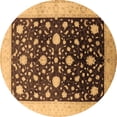 thumbnail image 1 of Ahgly Company Indoor Round Oriental Brown Traditional Area Rugs, 8' Round, 1 of 4