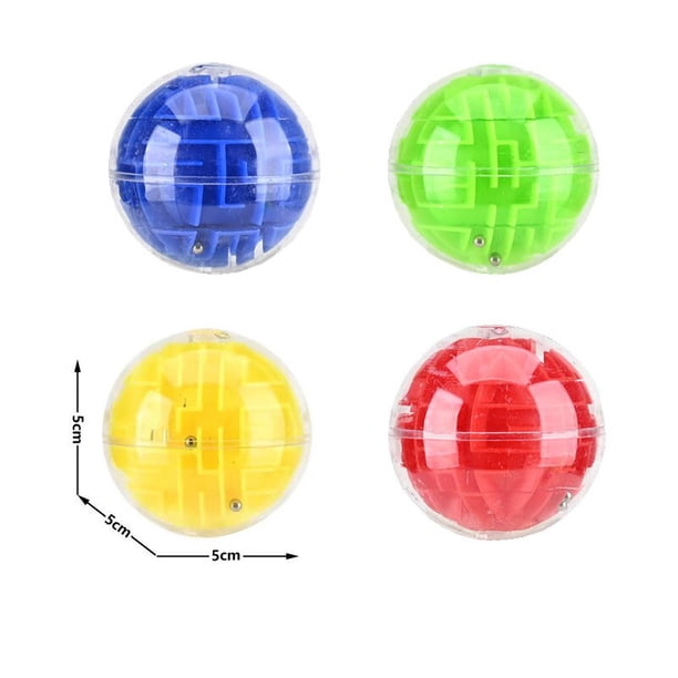 Cubo Laberinto 3D, Rompecabezas De Bola En Cubo 2 En 1, Juguete De Ingenio Para Niños Y Adultos, Regalo Para Ejercitar La Mente
