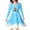 AB79 Light Blue, variant on Tisuna Girl'S Long Sleeve Christmas Dress Kids Cozy Reindeer Snow Print Dresses Teen And Youth Autumn Winter Crewneck Dress Size 8-9 Years
