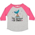 thumbnail image 3 of Inktastic Mermaid 2nd Birthday 2 Year Old Girls Toddler T-Shirt, 3 of 5