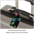 thumbnail image 3 of Square 2Pack PU Leather Dragonfly Cruise Luggage Tag with Privacy Cover and Name ID Tag for Travel Handbags Backpacks Luggage Tags, 3 of 6