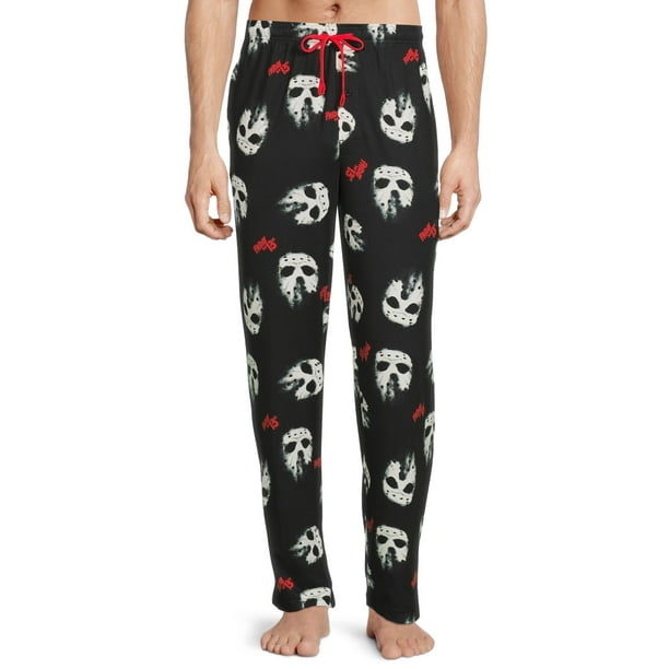 Friday The 13th Jason Mask Sleep Lounge Pants Pajamas 