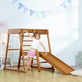 thumbnail image 2 of Qaba Aire de Jeux Intérieure 6-en-1 pour Enfants, Gymnase de Jungle avec Glissoire pour 3-10 Ans, 2 of 9