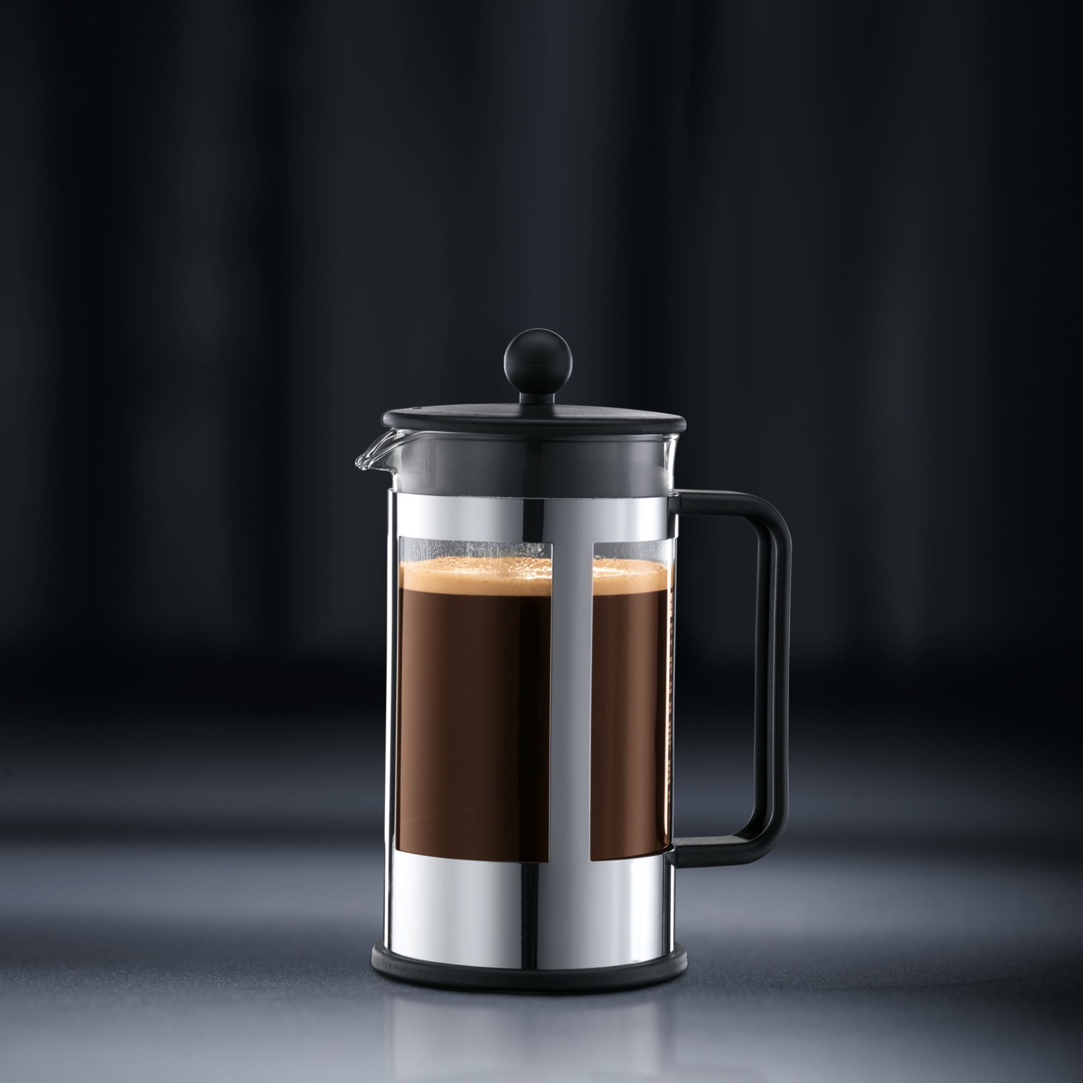 Bodum 17 oz Kenya French Press Coffeemaker, Stainless Steel - image 5 of 7