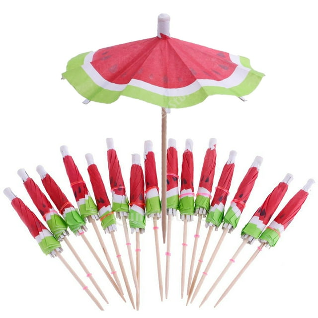 Palos de Bambú Yotijar 140 Piezas Decoración de Cóctel Beach Party 10cm