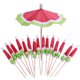 thumbnail image 2 of 2x 10 piezas Hawaiana Sandía Selecciones de Cóctel sticks Decoración de Fruta Suministros para Fiesta Zulema Palitos de frutas, 2 of 8